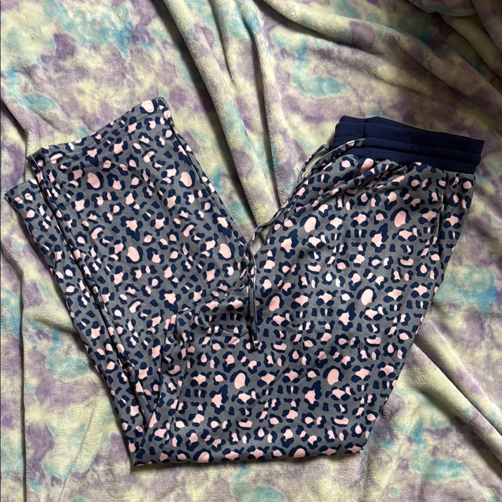 BloomChic Pink and Blue Cozy Pajama Set